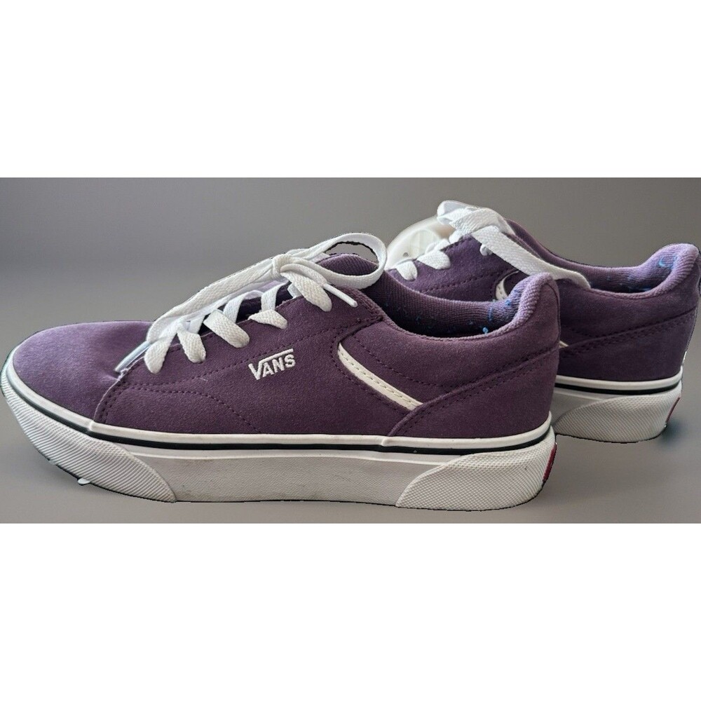 EUC Vans Seldan Platform/Grape Jam Suede 5 Big Kids/ 6 Women
